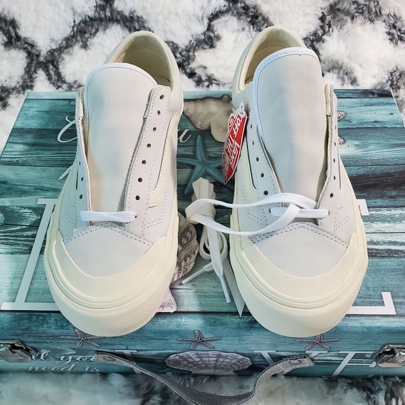 Vans unisex style 36 sf leather antique white - Picture 4 of 12